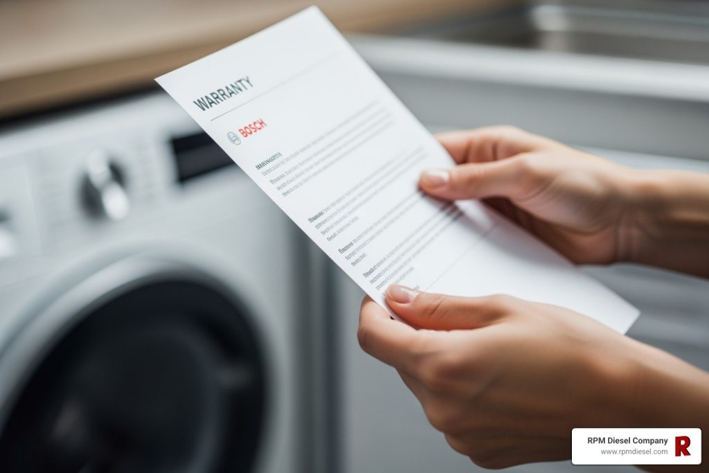 bosch warranty service