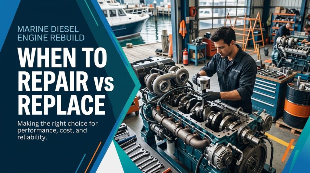 Marine Diesel Engine Rebuild: When to Repair vs Replace