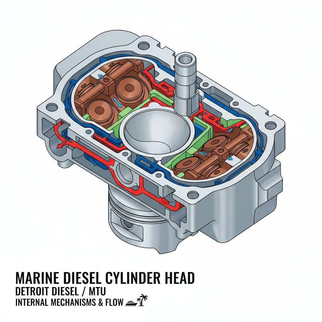 Understanding Marine Diesel Cylinder Head Function