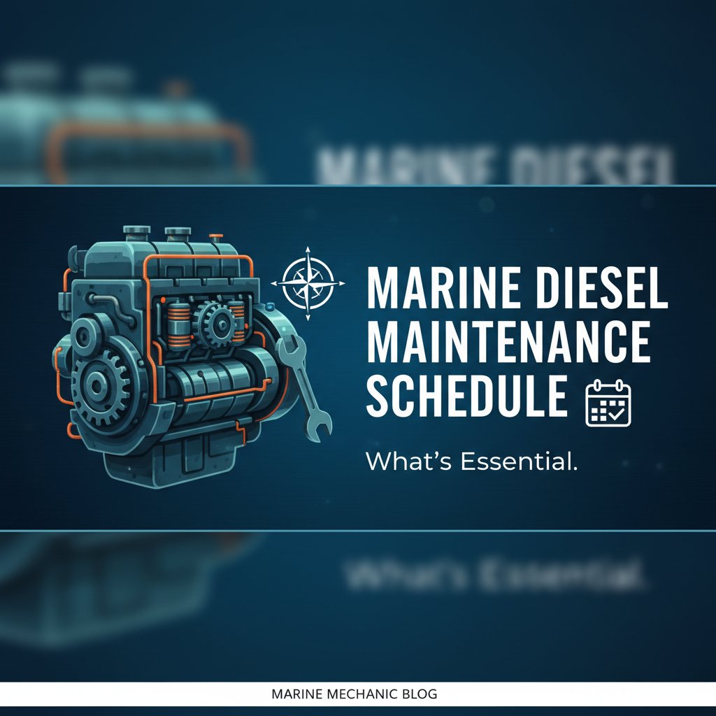 Marine Diesel Maintenance Schedule: What's Essential