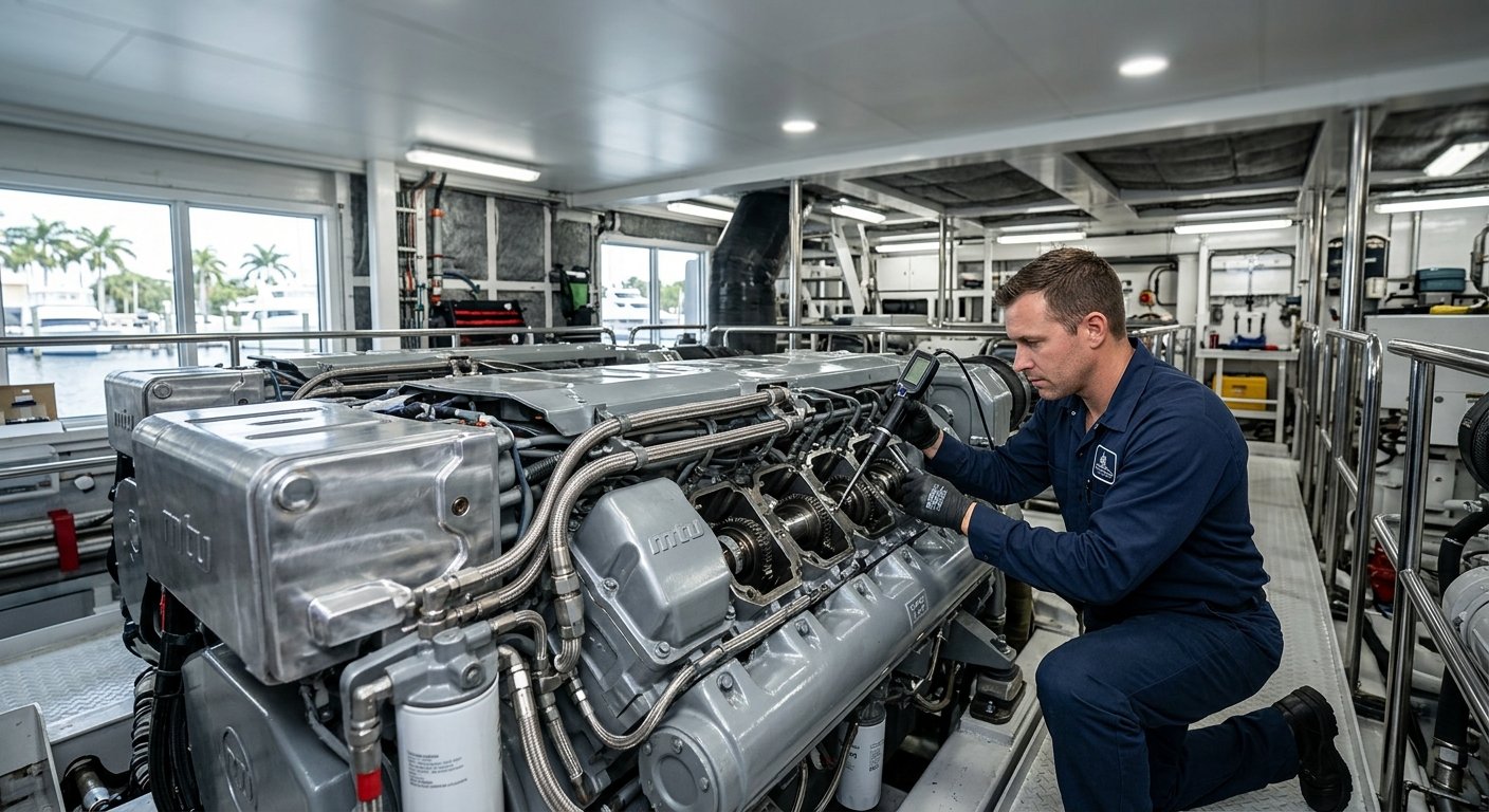 MTU Marine Engine Service Explained